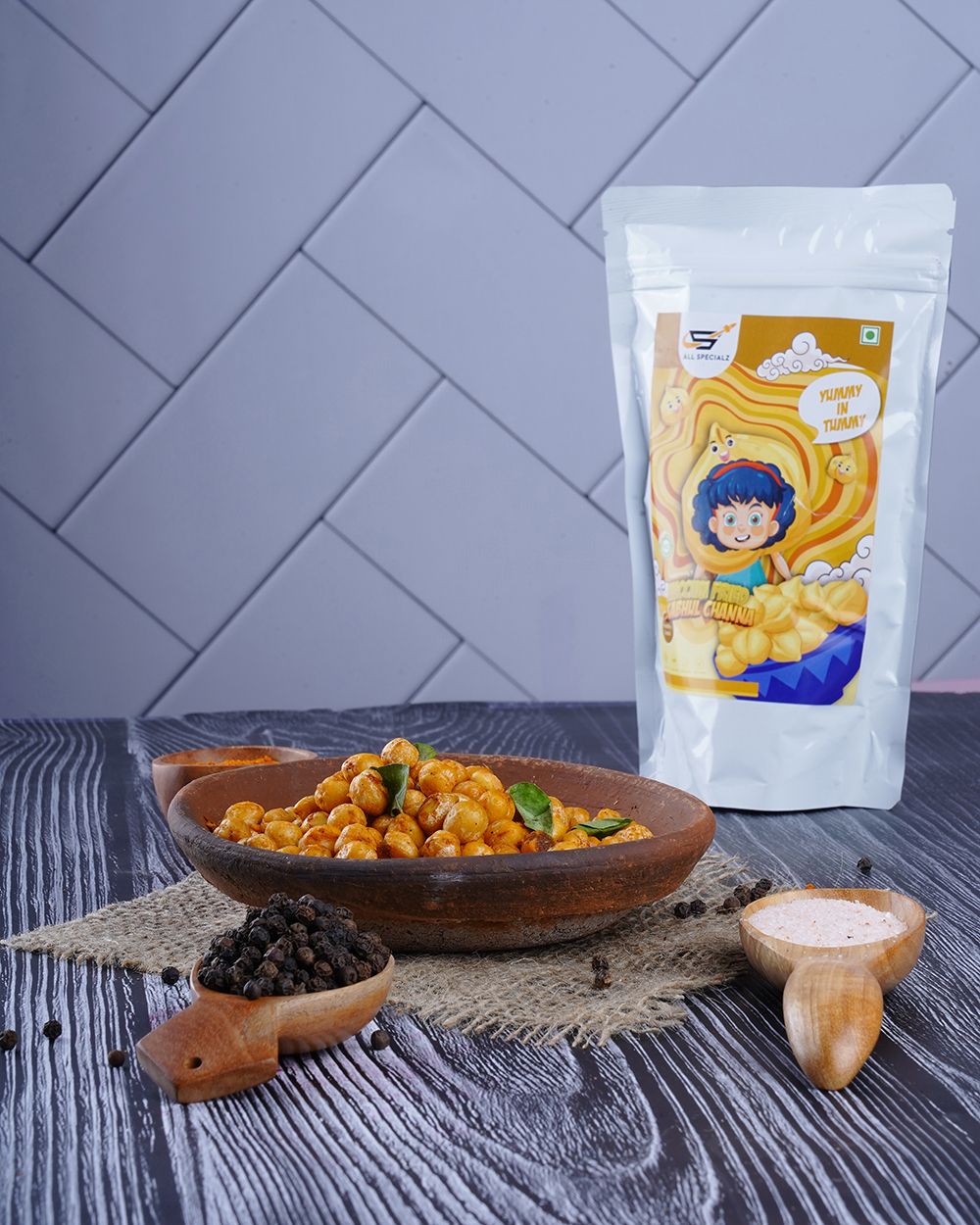 Vacuum Fried Kabhul Channa - 125 gms