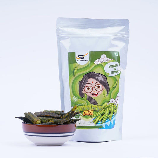 Vacuum Fried Okra - 50 gms
