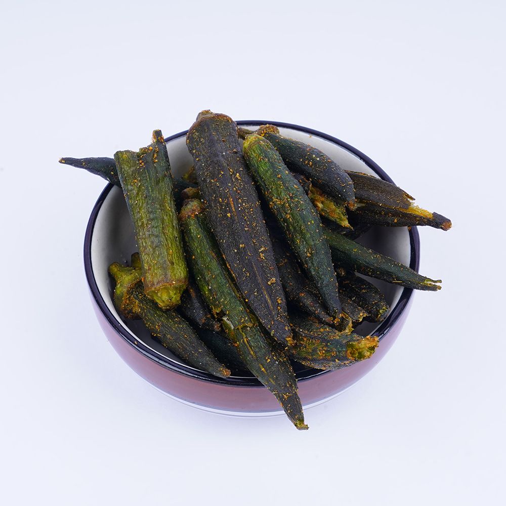Vacuum Fried Okra - 50 gms