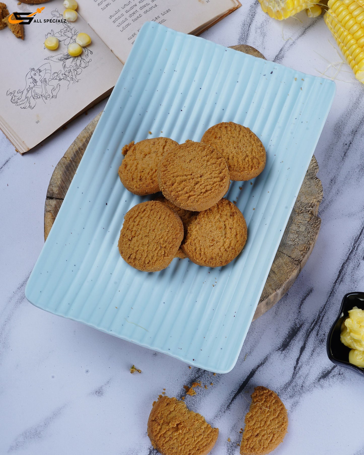 Jower Millet Cookies with desi butter - 100 gms
