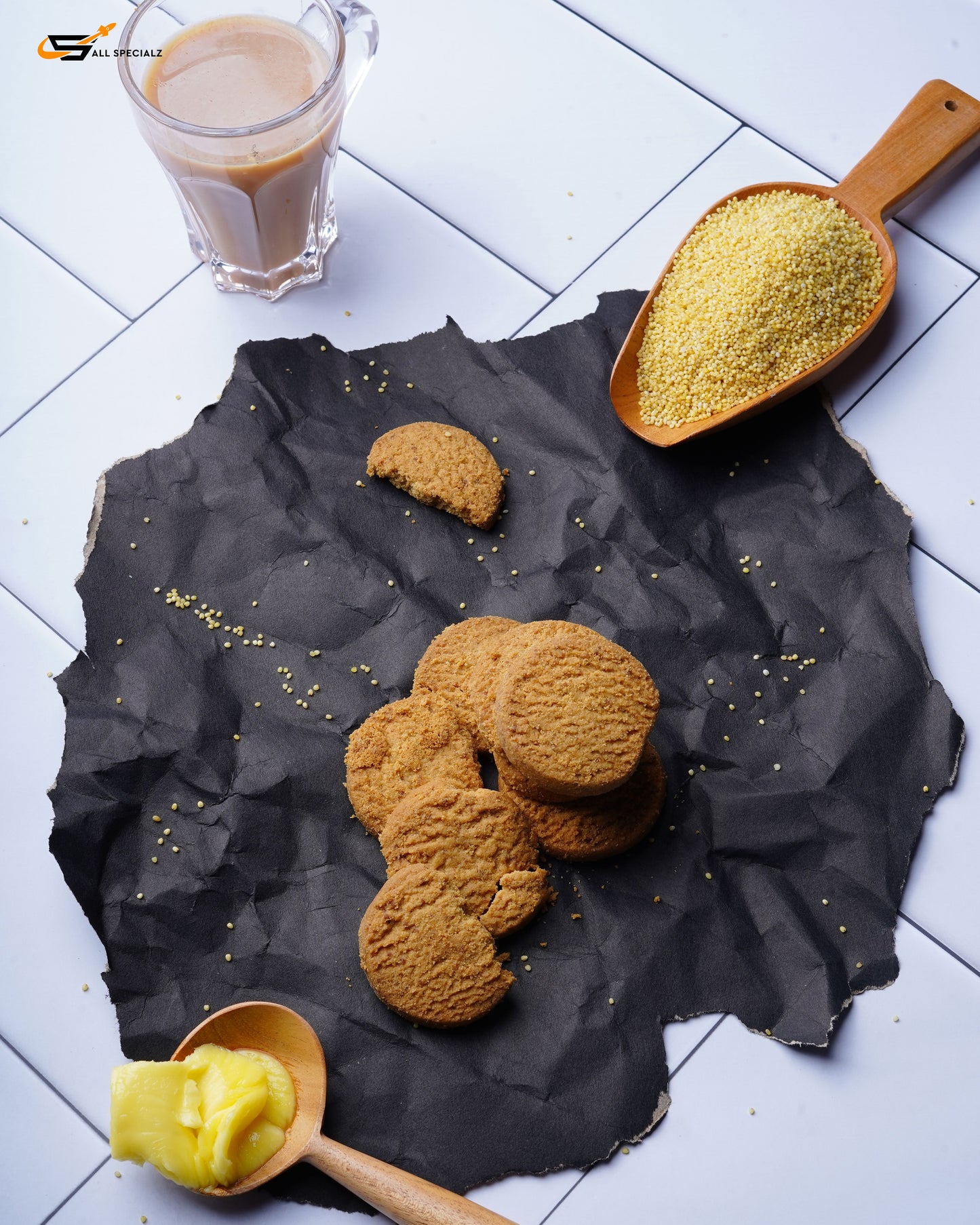Foxtail Millet Cookies with desi butter - 100 gms
