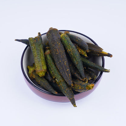 Vacuum Fried Okra - 50 gms